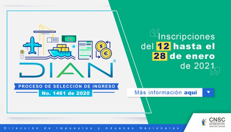 Están abiertas las inscripciones para optar a empleos en la Dian. /Foto: CNSC