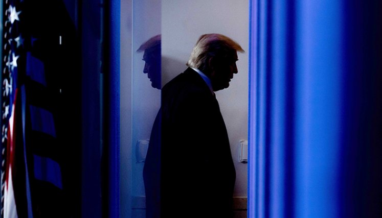 Donald Trump se despidió ayer de los estadounidenses en diversos actos. / Foto AFP