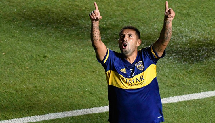 Edwin Cardona, volante colombiano al servicio de Boca Juniors./Foto: AFP