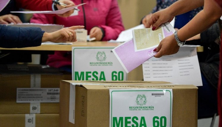 Jornada de elecciones en Colombia