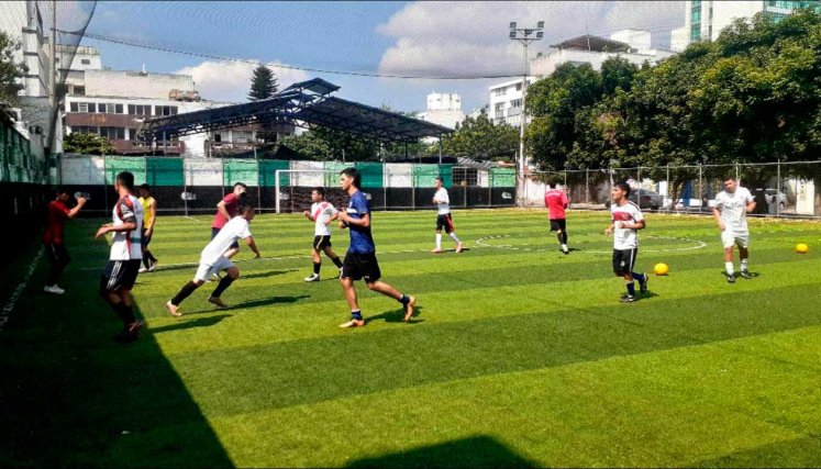 Entrenamiento de la escuela  Brabford, de Cúcuta. Foto: Cortesía