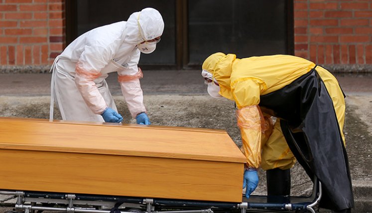 Fallecidos de COVID-19 en Colombia.  Foto: Colprensa