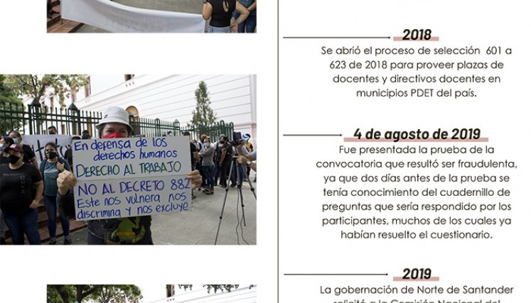 Docente del Catatumbo. 