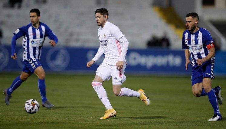 Real Madrid contra el CD Alcoyano en la Copa del Rey. /Foto:Real Madrid 