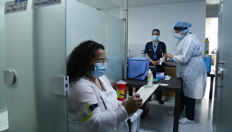 Jornadas de vacunación en Colombia. Foto: Colprensa