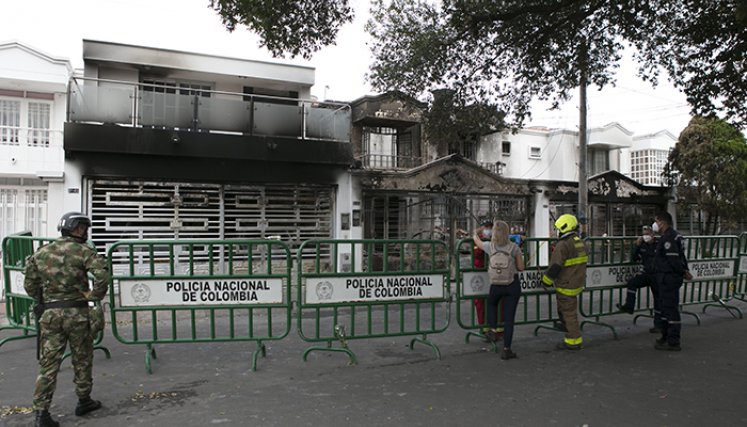 Dos días duró la labor de la Fiscalía en el sitio del incendio. / Foto: La Opinión