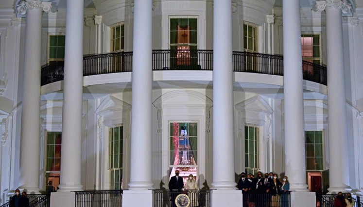 Joe Biden asumió como nuevo presidente de Estados Unidos, el número 46 de ese país, con un discurso en el que reiteró su llamado a la unidad. / Foto: AFP