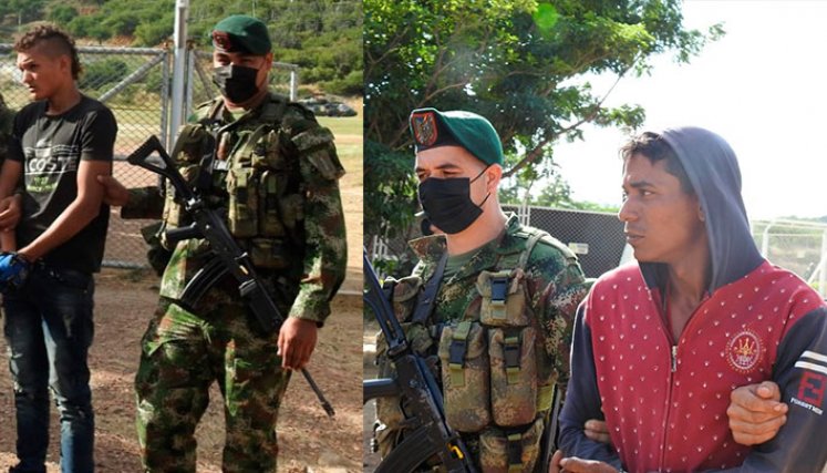 Julio Cesar Navarro Urbaneta y Darwin Jesús Machado Quintero tendrán que responder por concierto para delinquir y porte ilegal de armas de fuego.