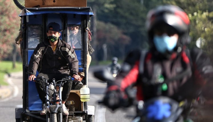 El 59% de los vehículos registrados, es decir 9.419.374, son motos. / Foto: Colprensa