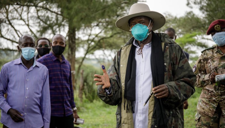 Yoweri Museveni está en el poder desde 1986. / Foto: AFP