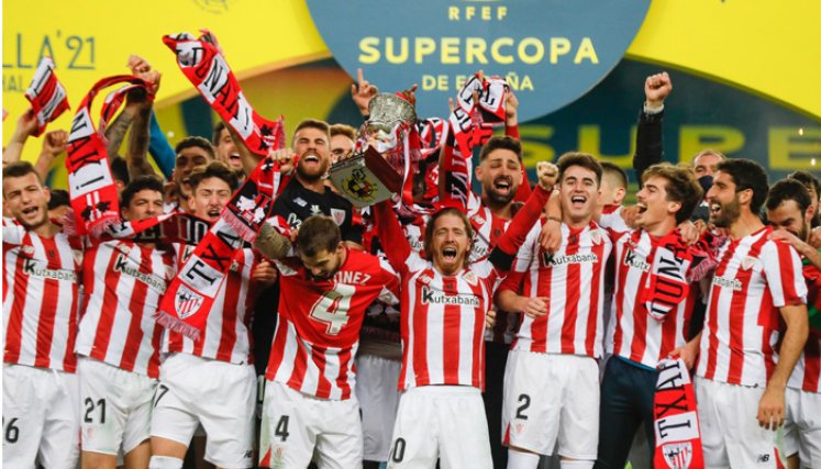Un gol de Iñaki Williams le permite a los de Bilbao quedarse con el título. / Foto: AFP