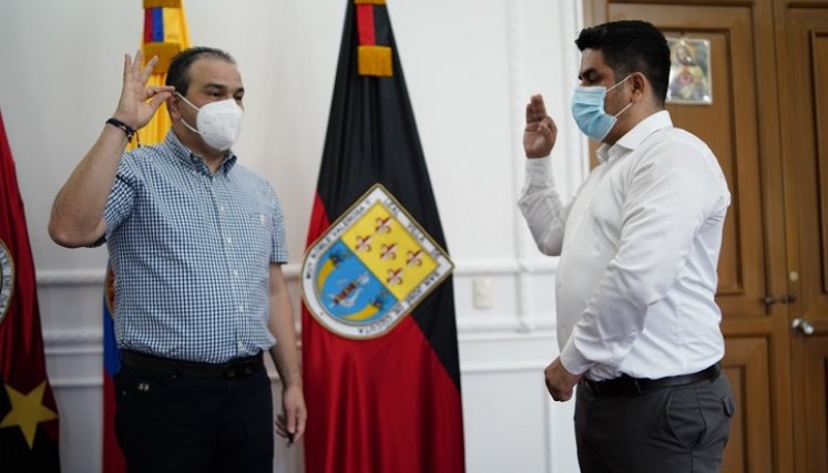 Andrés Llanos Cardona asume como nuevo secretario de Víctimas de Norte. /Foto Cortesía para La Opinión