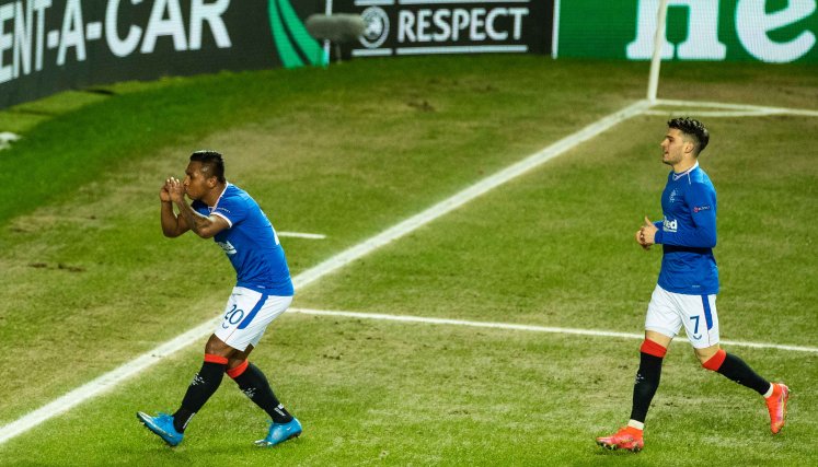 Alfredo Morelo, goleador colombiano. Foto: Rangers. 