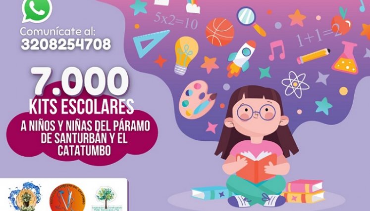 La meta es recolectar 7.000 kits escolares./ Cortesía/ La Opinión 