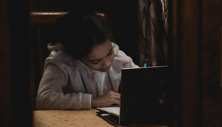 Educación virtual en los niños.