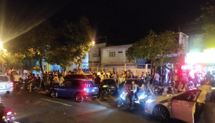 Así se encontraba la avenida principal de Los Patios por el barrio Once de Noviembre, el pasado sábado,según informó la comunidad. /Cortesía / La Opinión 