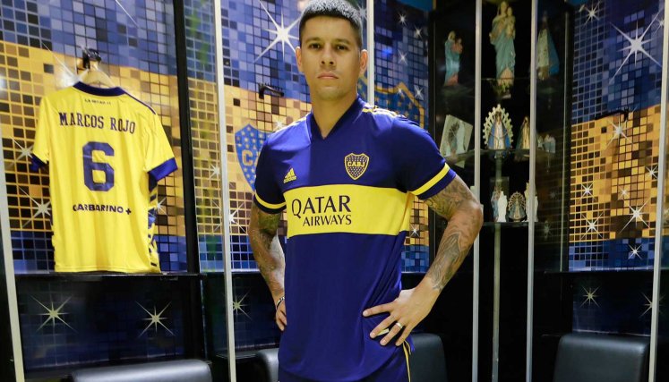 Boca Juniors presentó como refuerzo para la temporada 2021 al defensor internacional Marcos Rojo. Foto/ BocaJrs