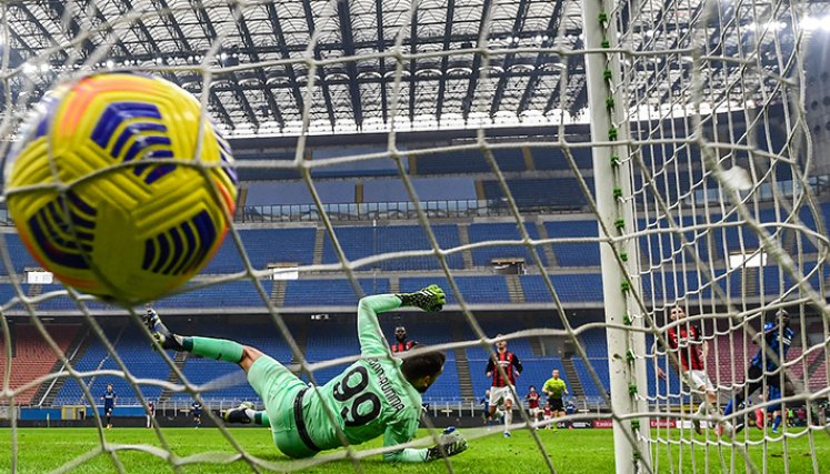 San Siro en el partido Milán vs Inter