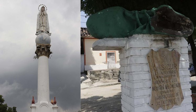 Monumentos en el barrio San Miguel.