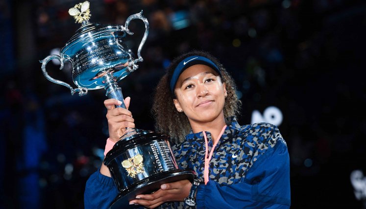 Naomi Osaka, campeona del Abierto de Australia 2021. 