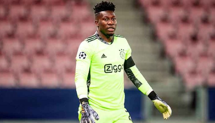 El guardameta del Ajax de Holanda, André Onana fue sancionado por un año./Foto: AFP