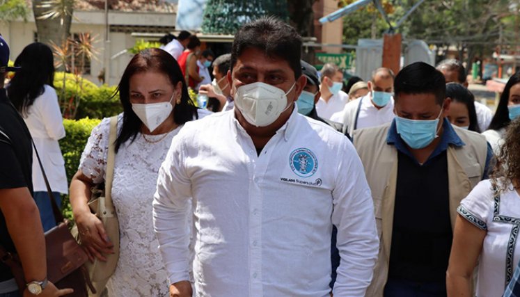 Agente interventor de la Superintendencia Nacional de Salud, Yamil Roberto Blel Cervantes.