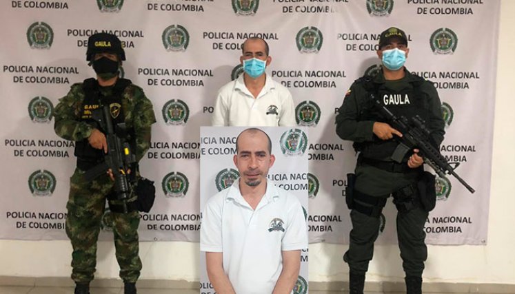 Jesús Alonso Quintero Solano fue detenido en el barrio Centro de Convención por soldados y policías del Grupo Gaula.