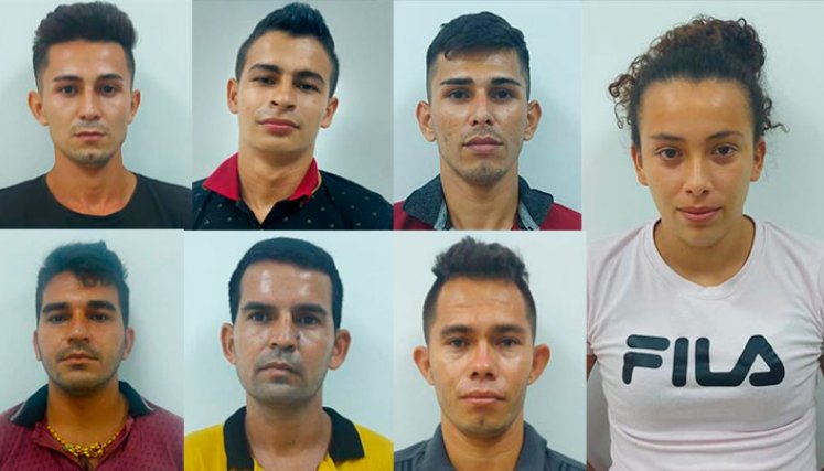 Los capturados deberán responder por concierto para delinquir y porte ilegal de armas.