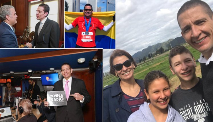 Julián García Wren se ideó la maratón de Cúcuta en el 2017 y por la pandemia la organizó de manera virtual el año pasado. / Fotos: Cortesía