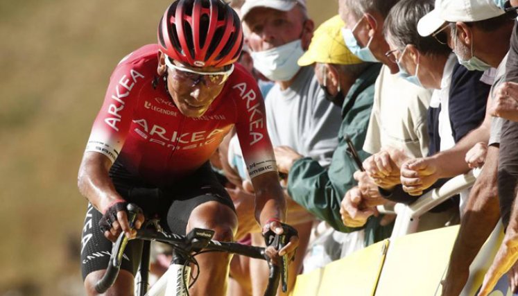 La competencia representó el regreso a las carreras de Nairo Quintana. / Foto: AFP