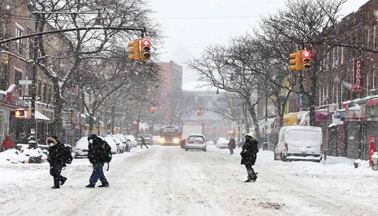 Nevadas en Estados Unidos