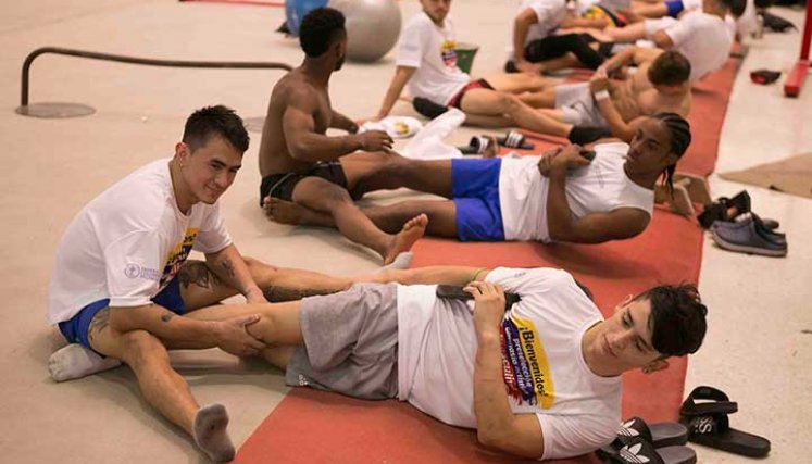 Jossimar Calvo, lidera la selección de gimnasia de mayores de Colombia.