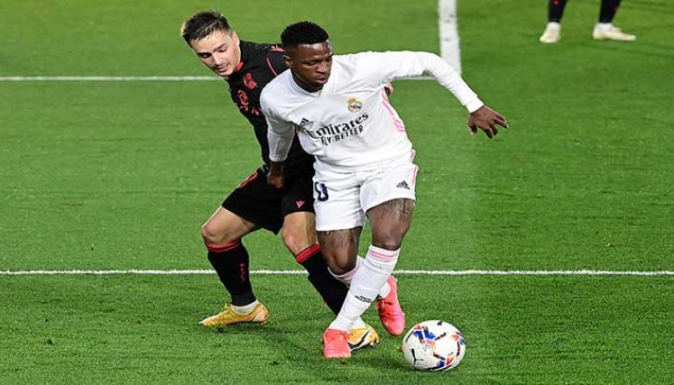 El brasileño Vinicius Jr, le salvó la papeleta al Real Madrid.