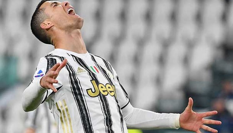 Cristiano Ronaldo, goleador portugués de la Serie A.