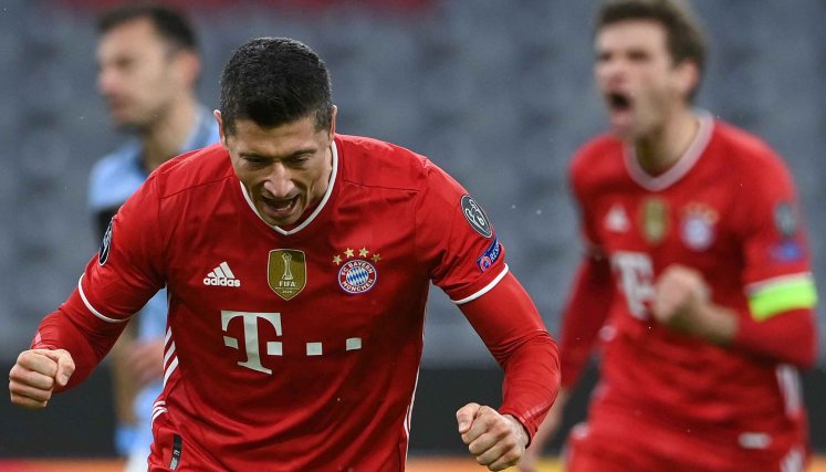 Robert Lewandowski y Thomas Muller. 
