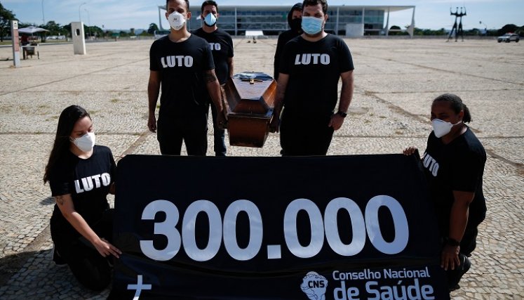 Brasil es el país con más muertos por COVID en América Latina. / Foto: AFP