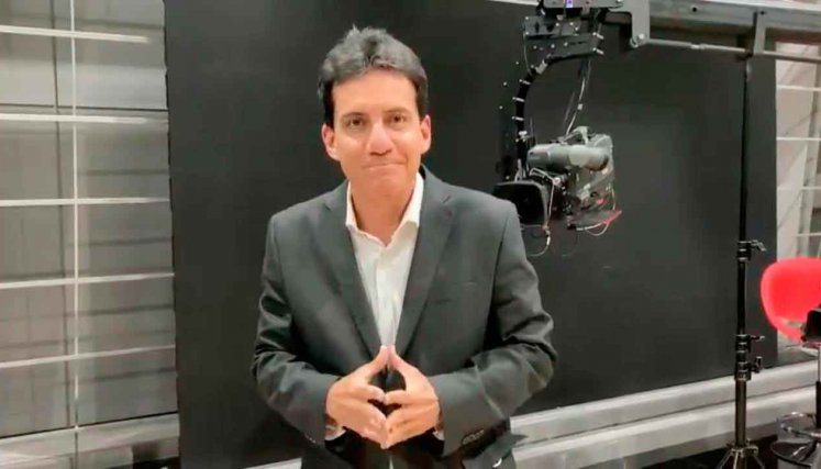 Carlos Orduz, periodista deportivo cucuteño. 