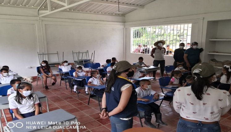 Esta nueva escuela beneficiará a 25 estudiantes de la vereda El Silencio del municipio de Tibú, Norte de Santander./ Foto: Cortesía.