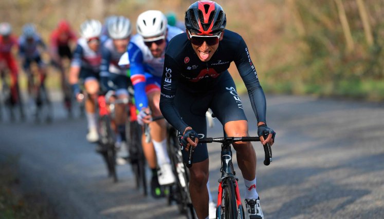Egan Bernal se convirtió en el primer colombiano en ocupar podio en esta clásica./Ineos/Twitter