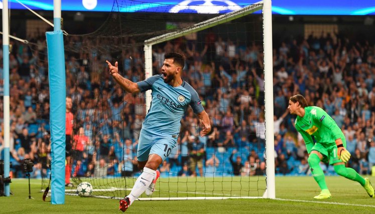 Sergio 'Kun' Agüero, goleador histórico del Manchester City. 