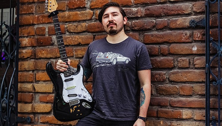 Manuel Alberto Jaramillo Buitrago aspira llevar su música a Europa y radicarse en Francia. / Foto Cortesía.