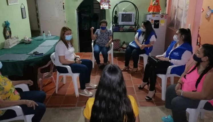 El encuentro se dio durante la visita que adelantó la coordinadora del grupo de enfoque psicosocial de la Unidad para las Víctimas a Cúcuta. /FOTO: Cortesía Unidad para las Víctimas