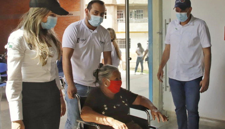 En las distintas comunas se inició la búsqueda de los adultos mayores con el fin de aplicar los biológicos y cumplir con las metas trazadas por el Ministerio de Salud y Protección Social. 