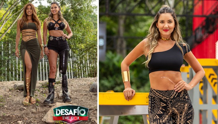Andrea Serna (izquierda) conducirá el programa y Daniella Álvarez la acompañará desde esta noche en el 'Desafío The Box'. / Foto: Cortesía