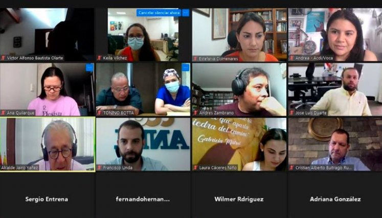 Durante la actividad virtual, desarrollada el pasado jueves, se hicieron dinámicas a través de la metodología Decido Ser. 