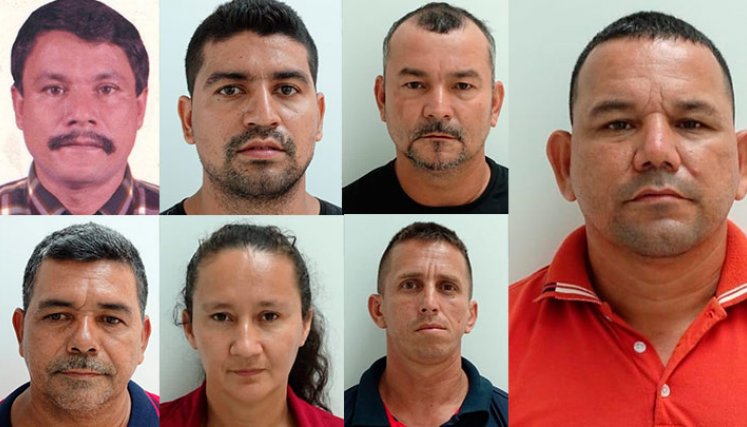 Ocho personas fueron capturadas, pero solo siete de ellas fueron cobijadas con medida de aseguramiento con detención domiciliaria.