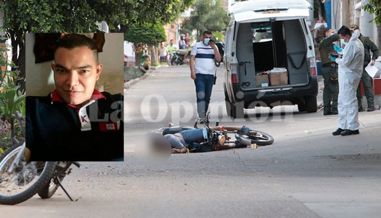 El cadáver de José Israel Parra González quedó tendido en la esquina de su casa, en la carrera 6 con calle 18 del barrio Senderos.