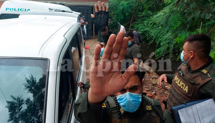 La Policía Metropolitana de Cúcuta impide el trabajo periodístico. 