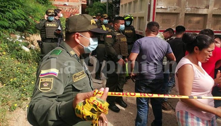 Escena del crimen de Cabezón.