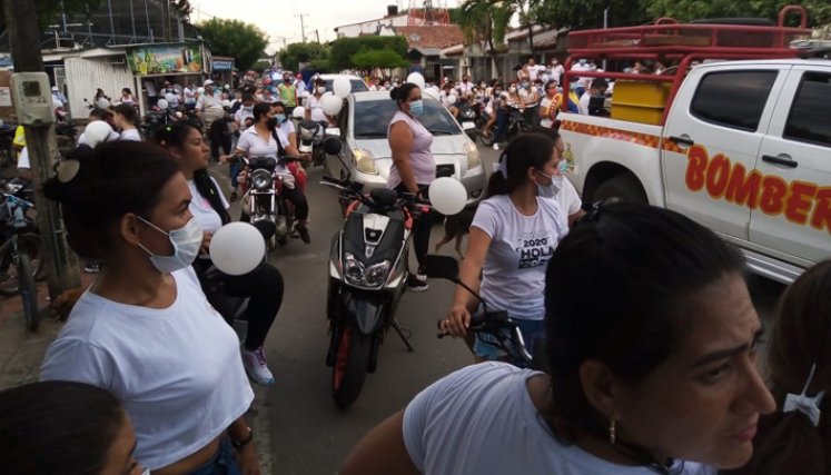 este lunes los porteños salieron a la calles a marchar para expresar su rechazo al vil asesinato y a la violencia que sacude al pueblo. / Foto: Cortesía